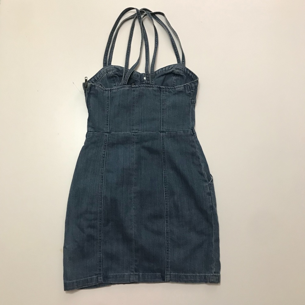 H&M DENIM DRESS SIZE4 - Picture 2 of 7